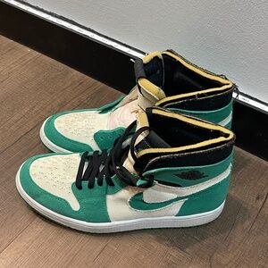 Green Nike Jordans